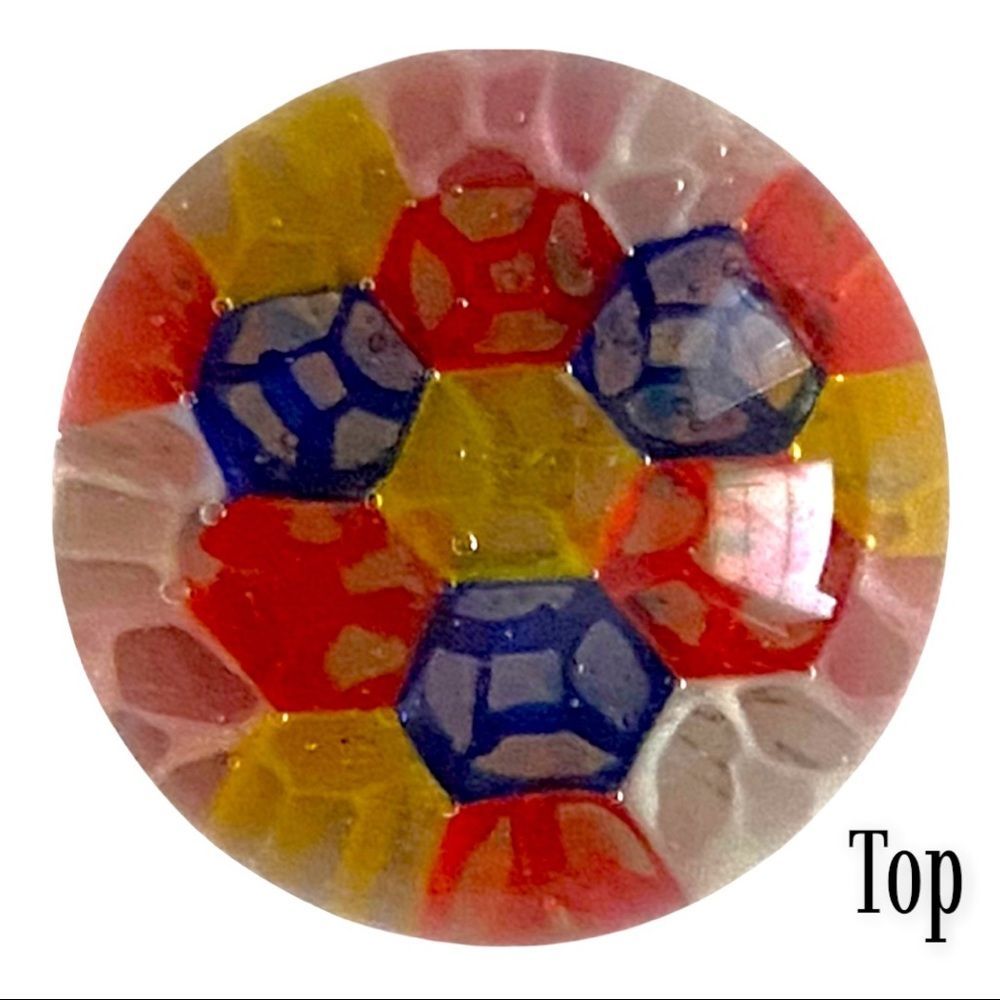 Vintage Glass Art Paperweight